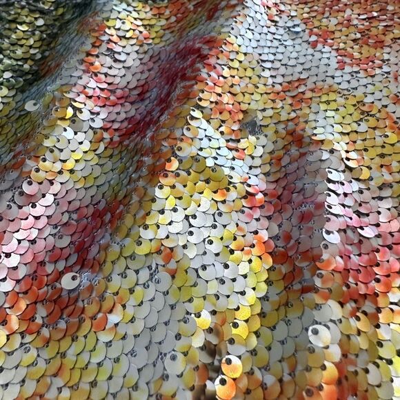 Ronny Kobo Eden One Shoulder Sequin Mini Dress size Large‎ - Picture 9 of 14